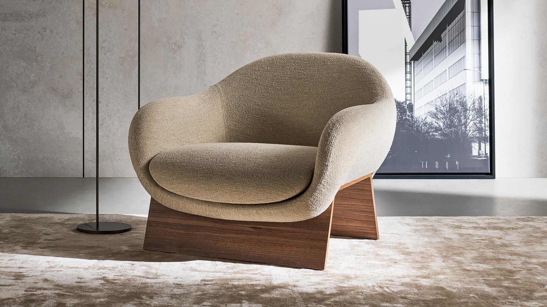 Boolean armchair