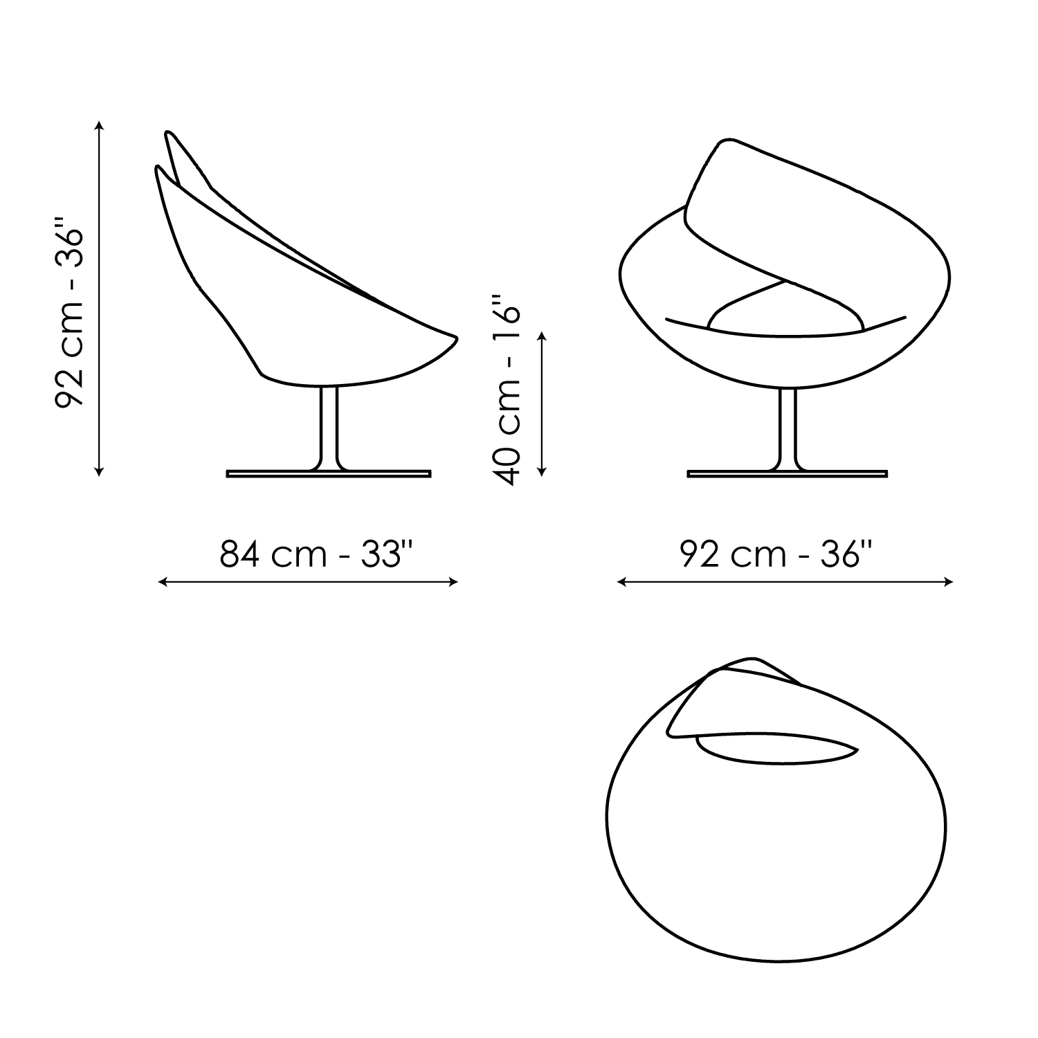 Lock swivel base