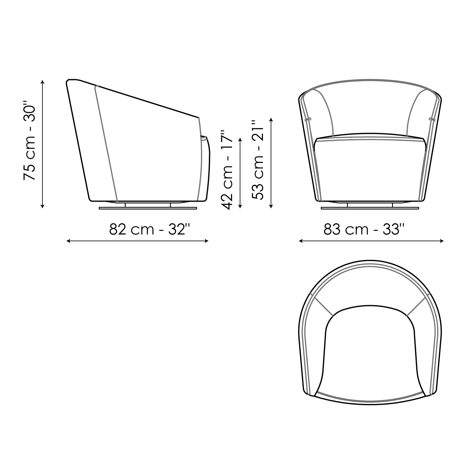 Bodo - swivel base