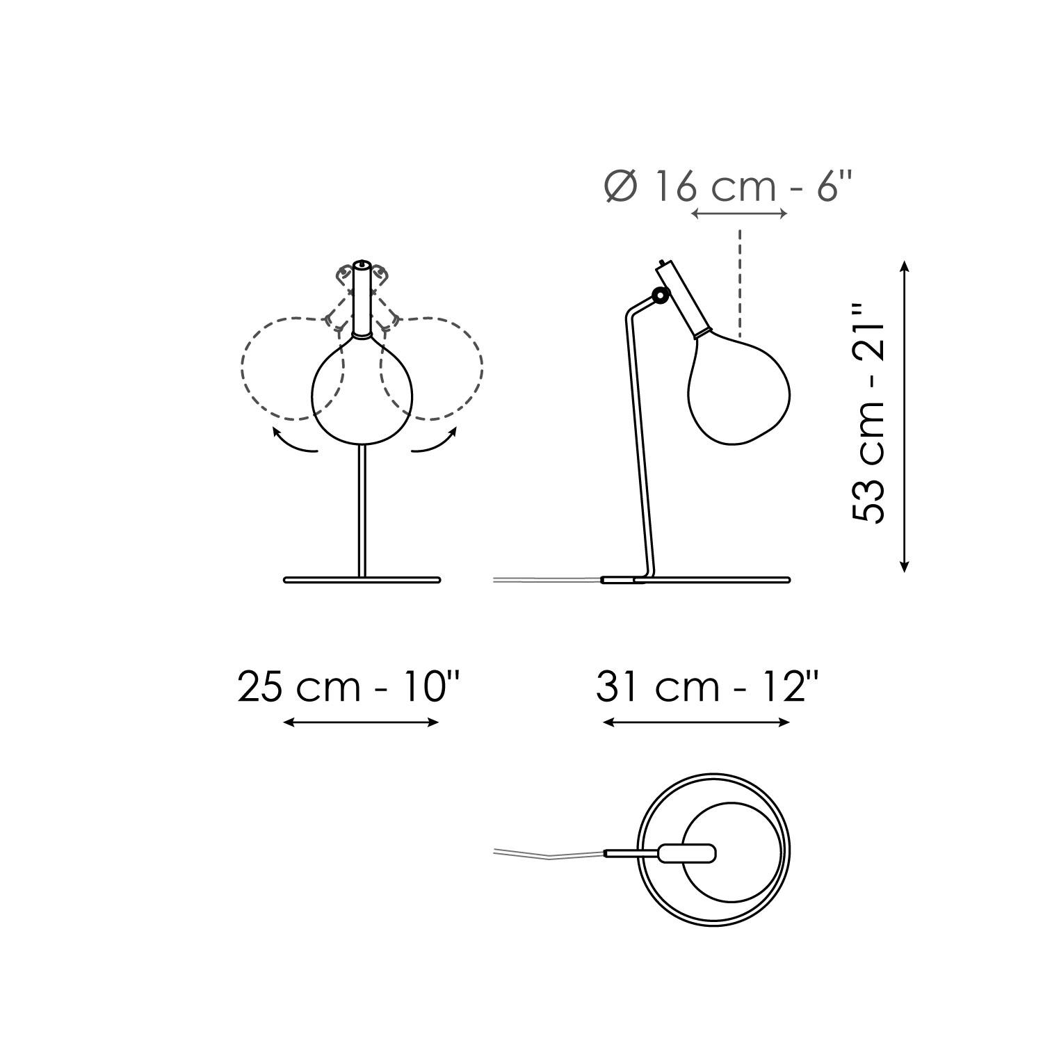 Lampada da tavolo grande
