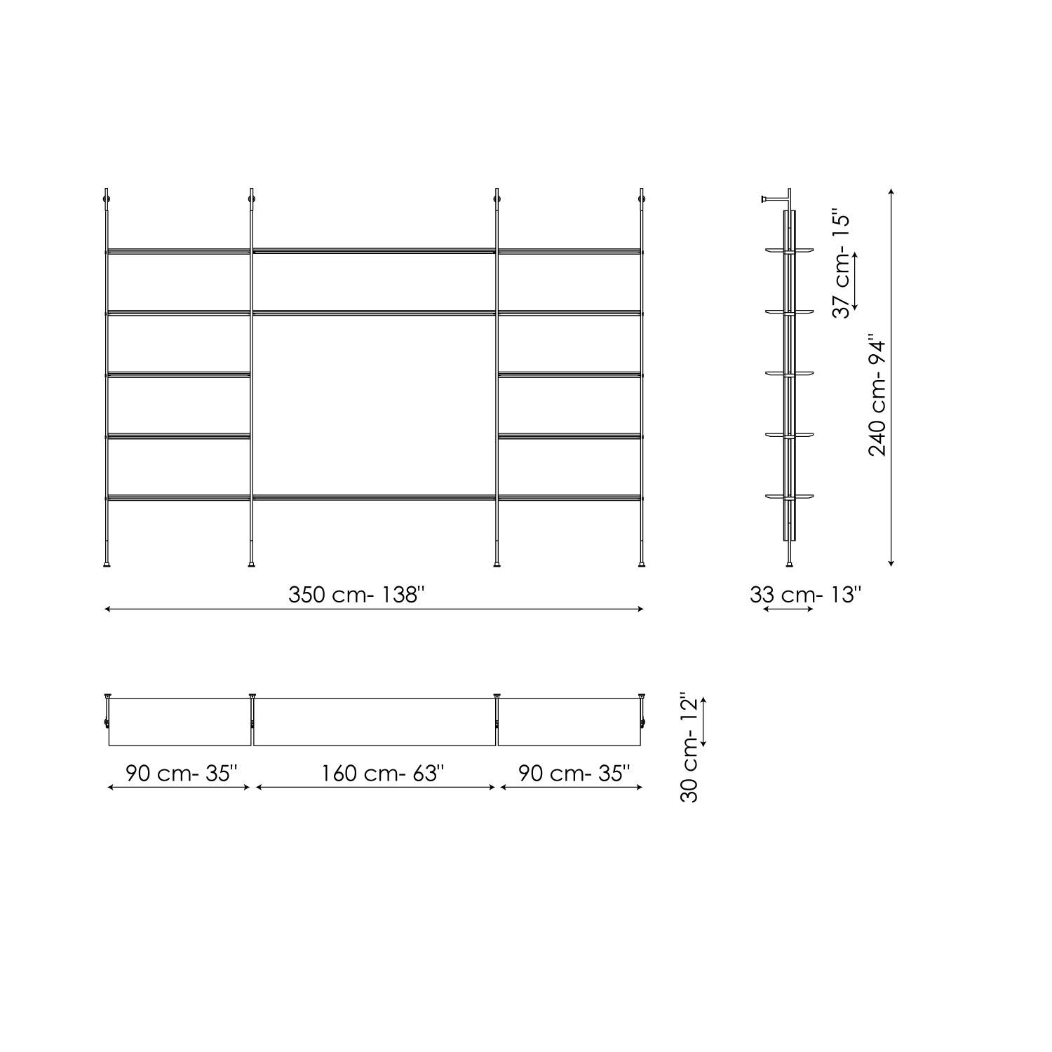 TV stand module - Wandbefestigung