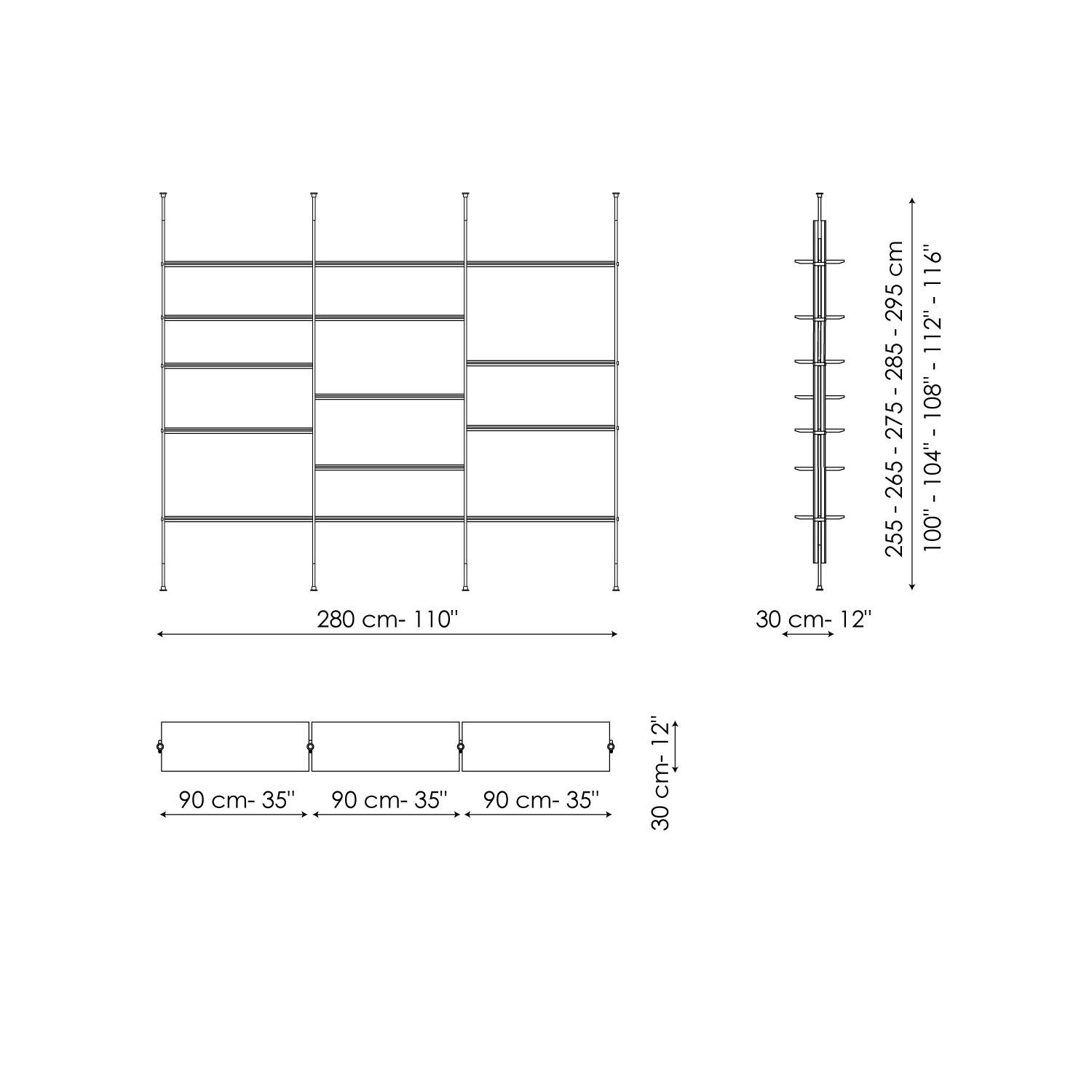 3 Module - Deckenbefestigung