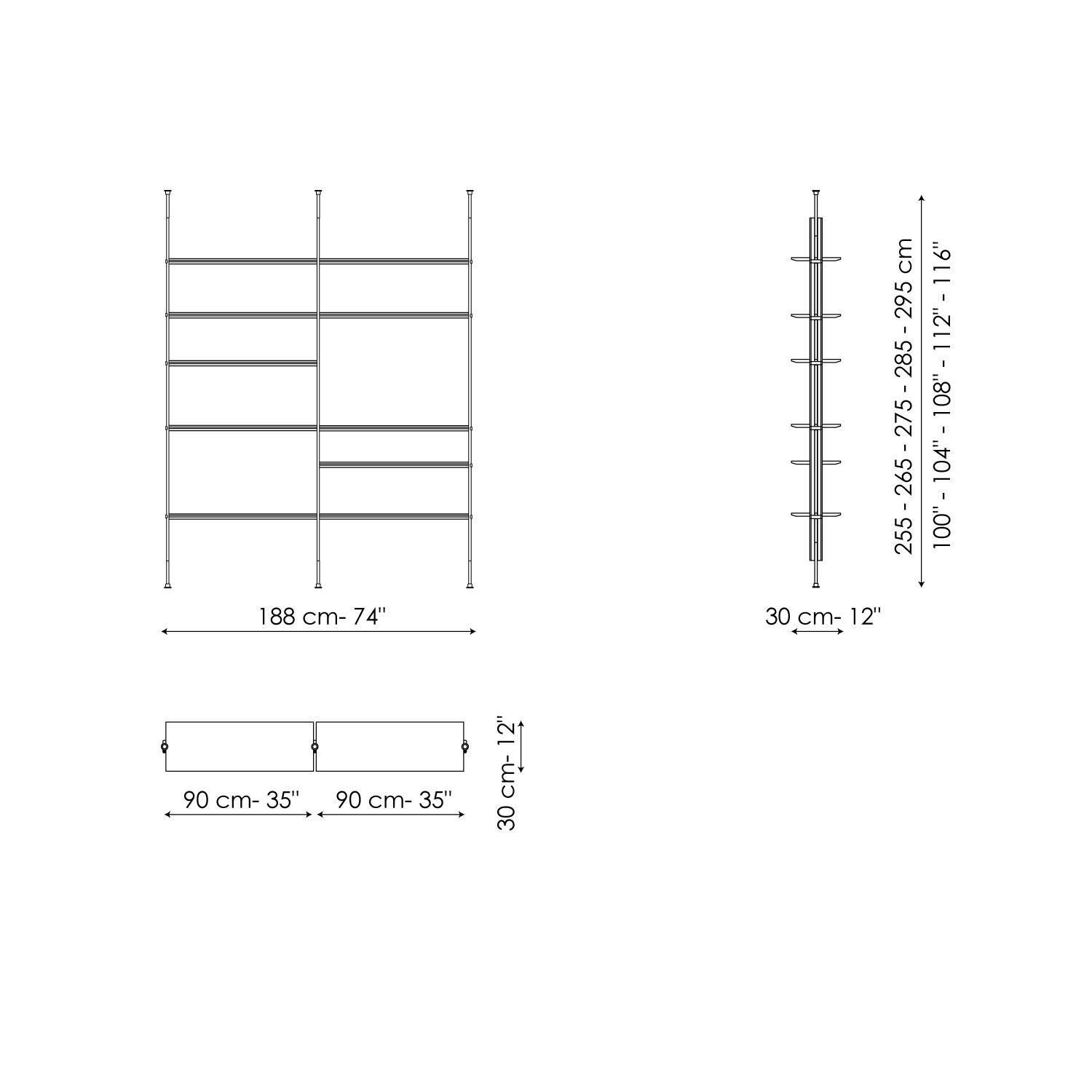 2 Module - Deckenbefestigung