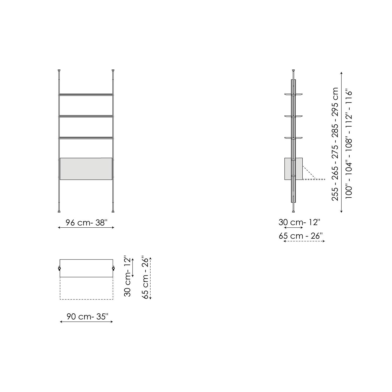 1 Modul - Deckenbefestigung