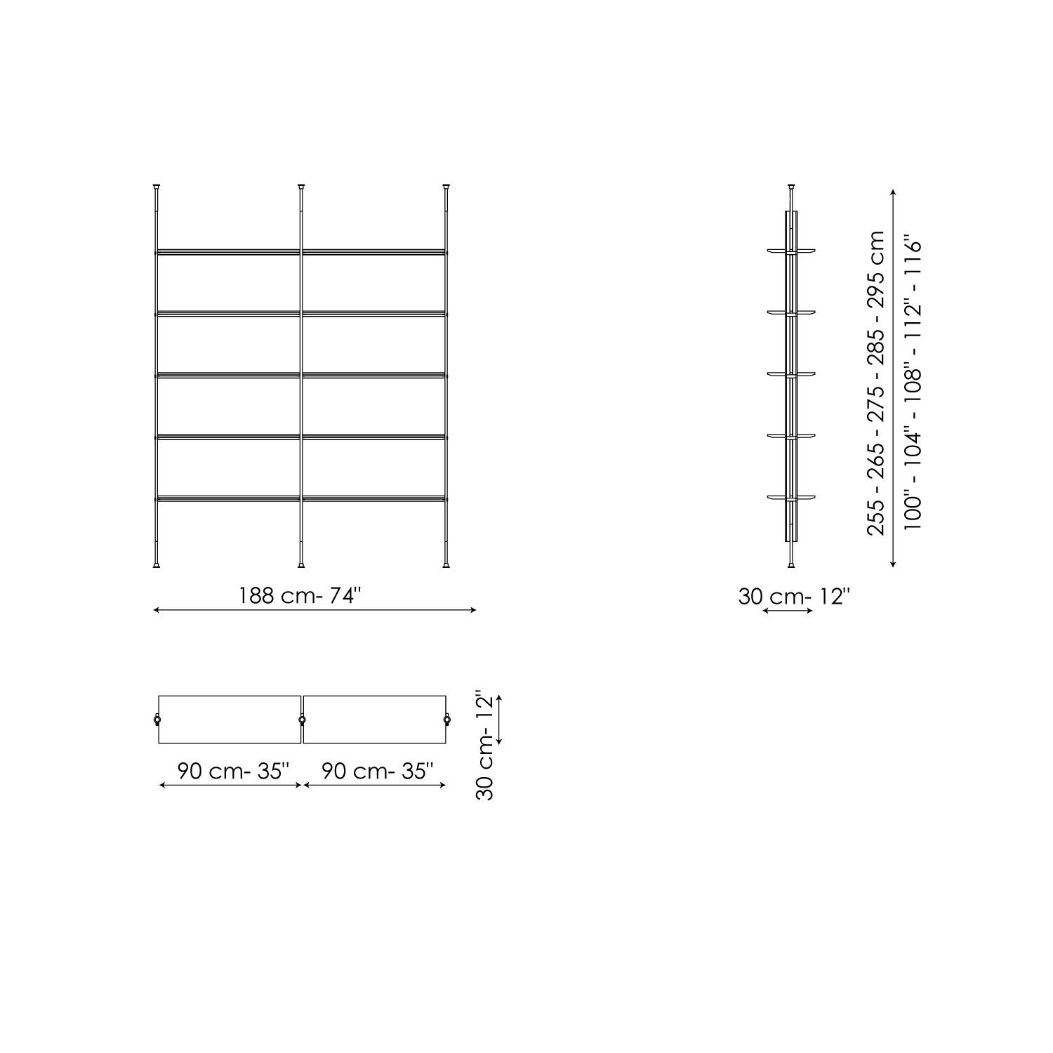 2 Module - Deckenbefestigung
