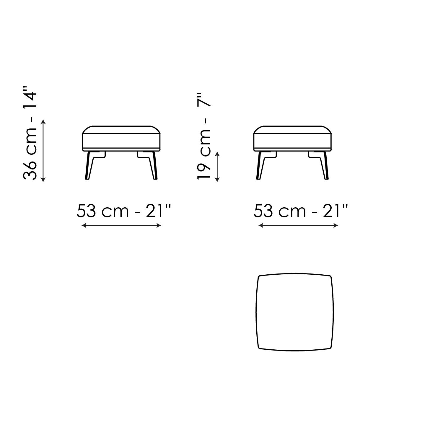 Lovy pouf 53x53
