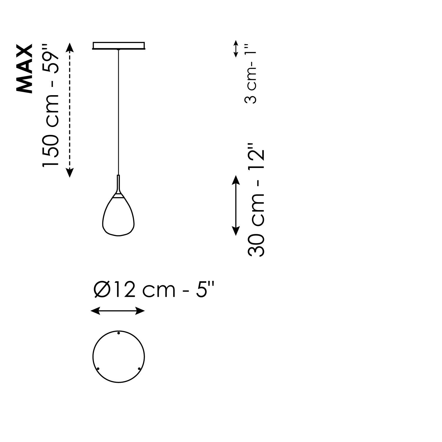 Gocce - 1 light 