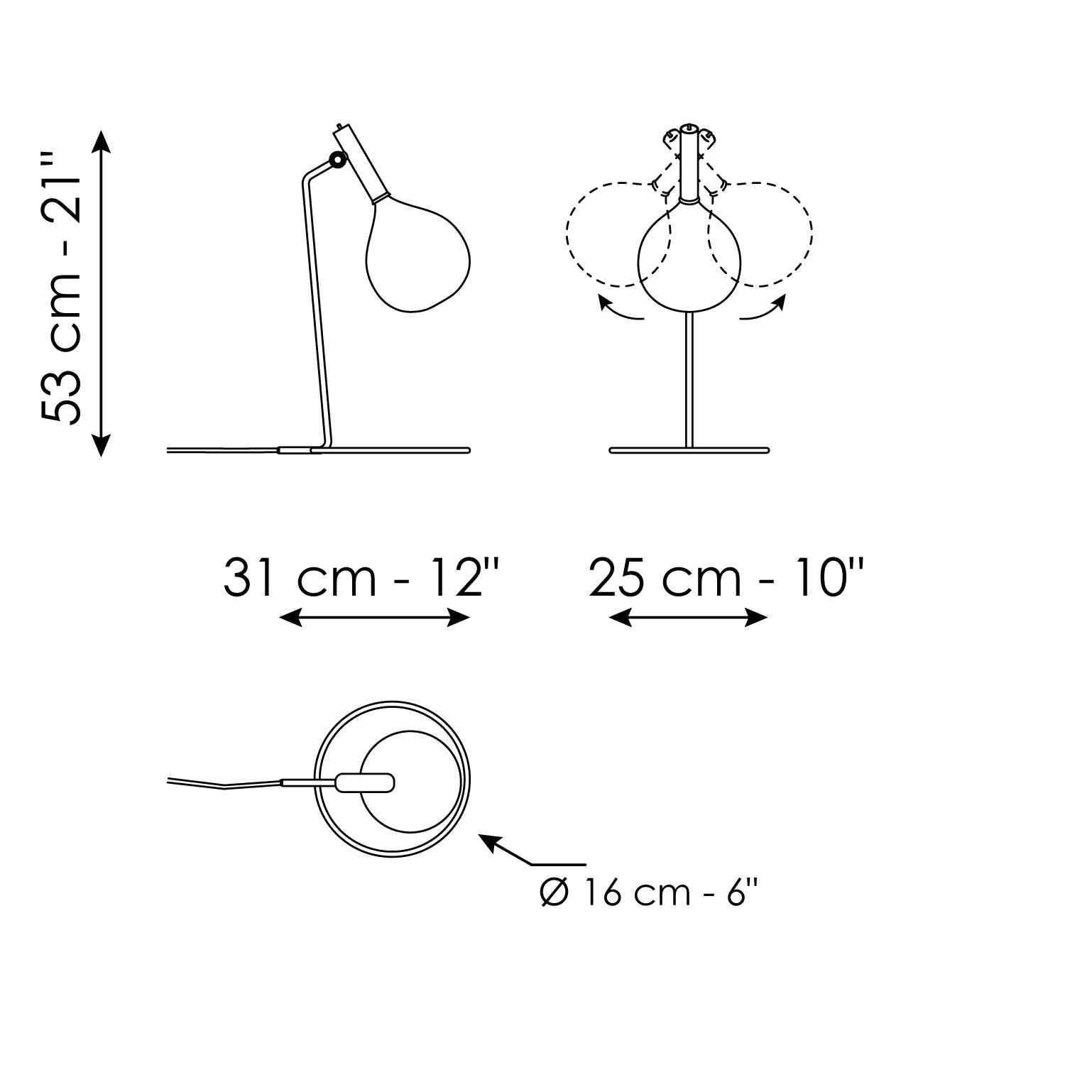 Lampada da tavolo grande