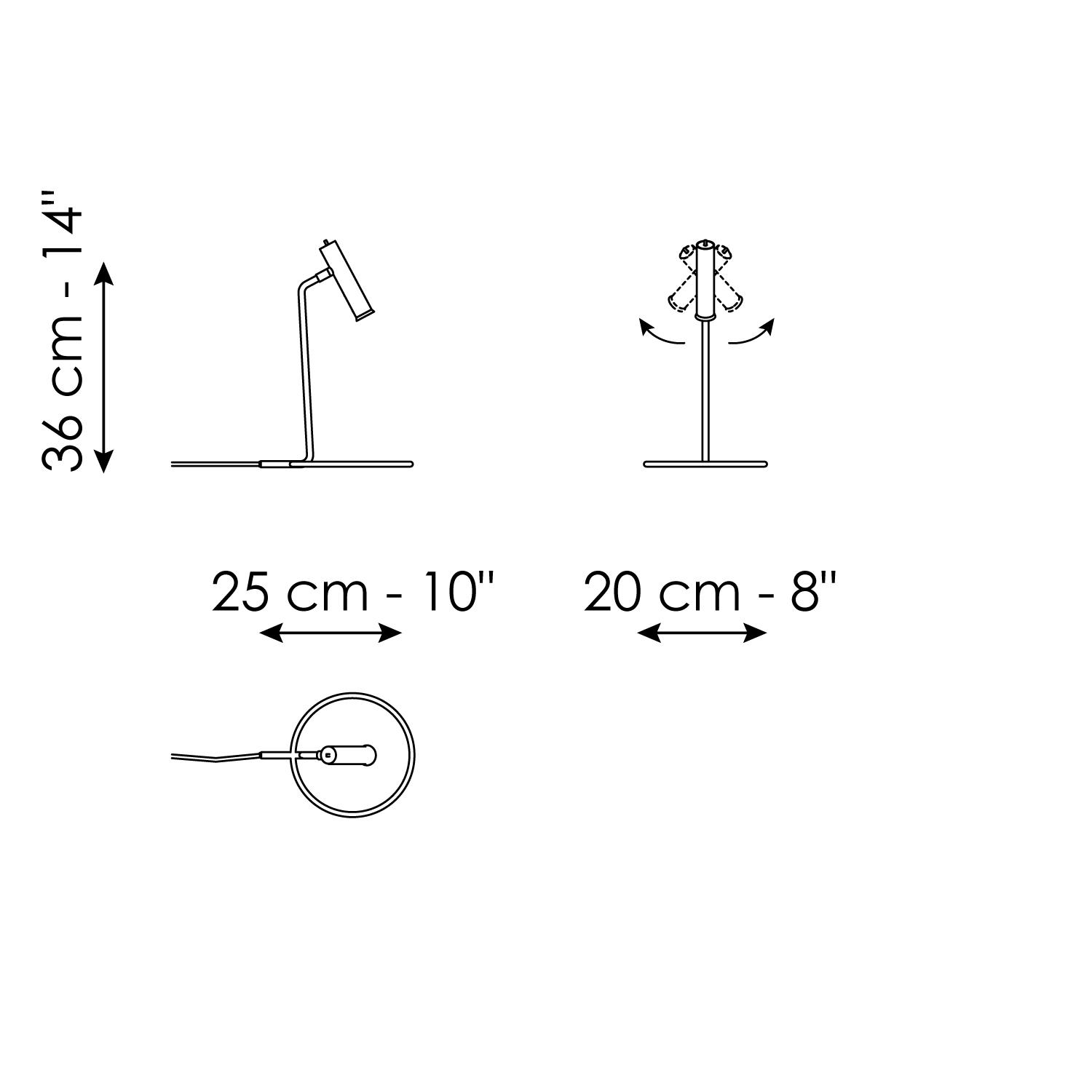 Lampada da tavolo piccola