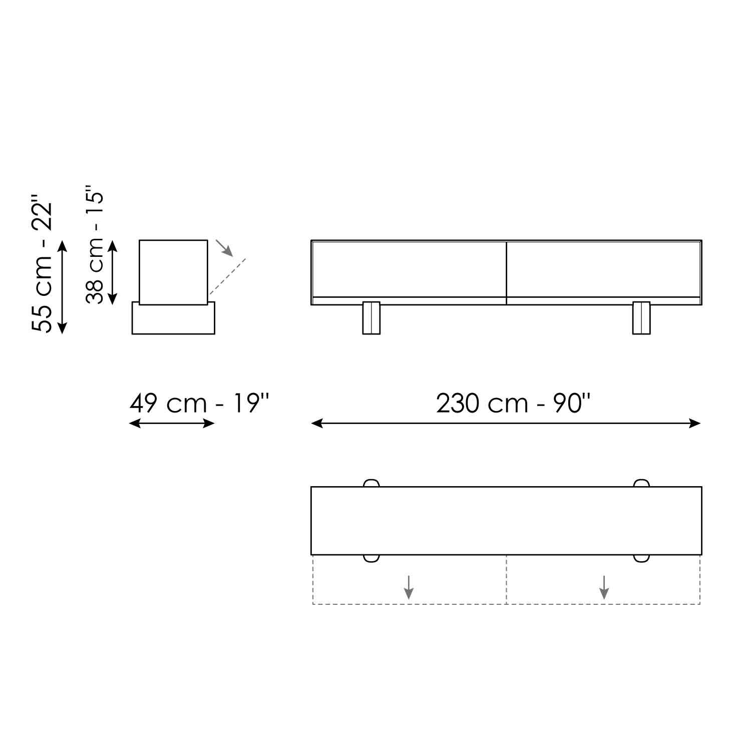 Blocco Sideboard low
