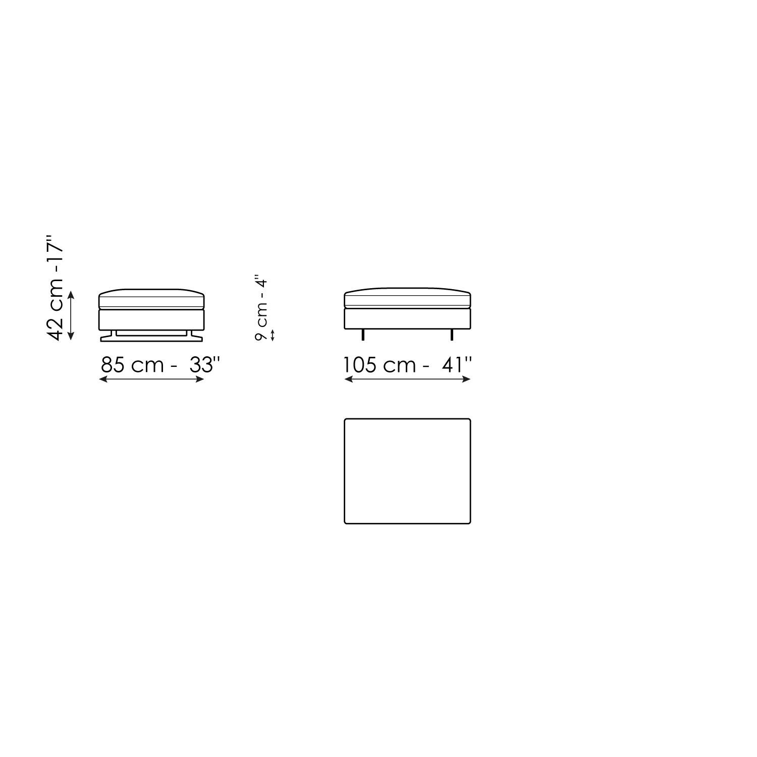 Pouf 105 x 85