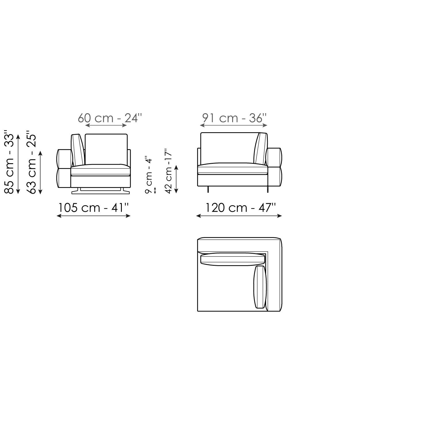 Endteil Ecksofa120