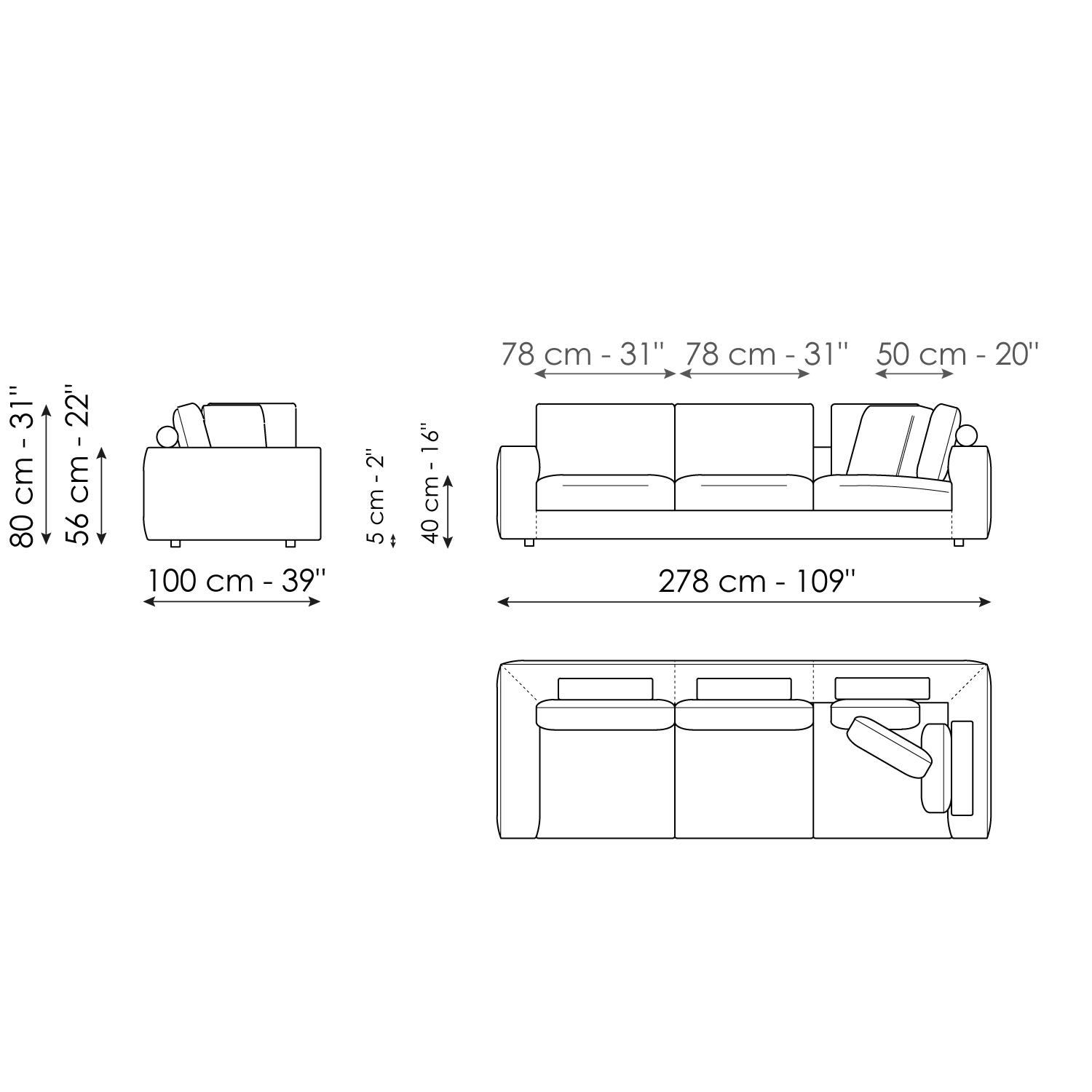 Ecksofa  278