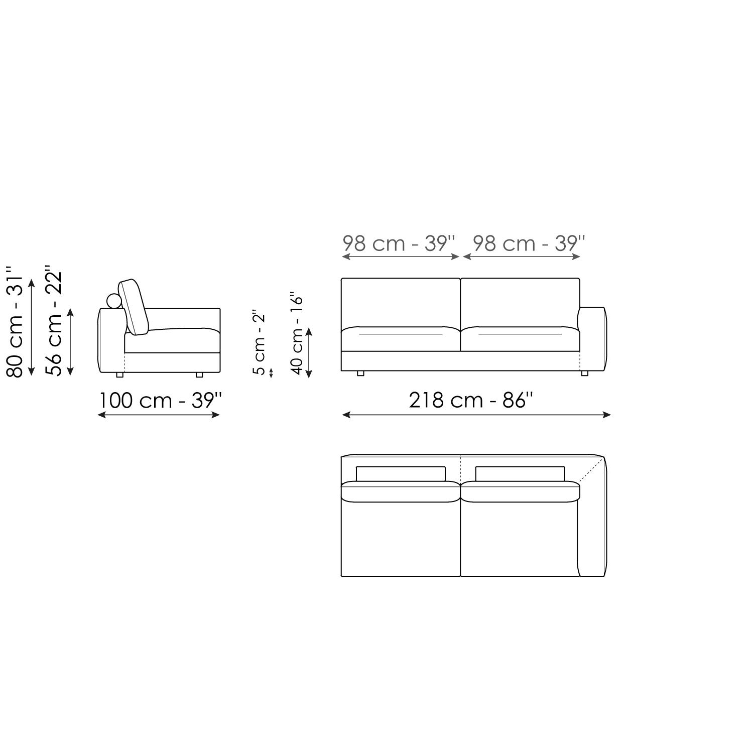 Sofa Endteil 218