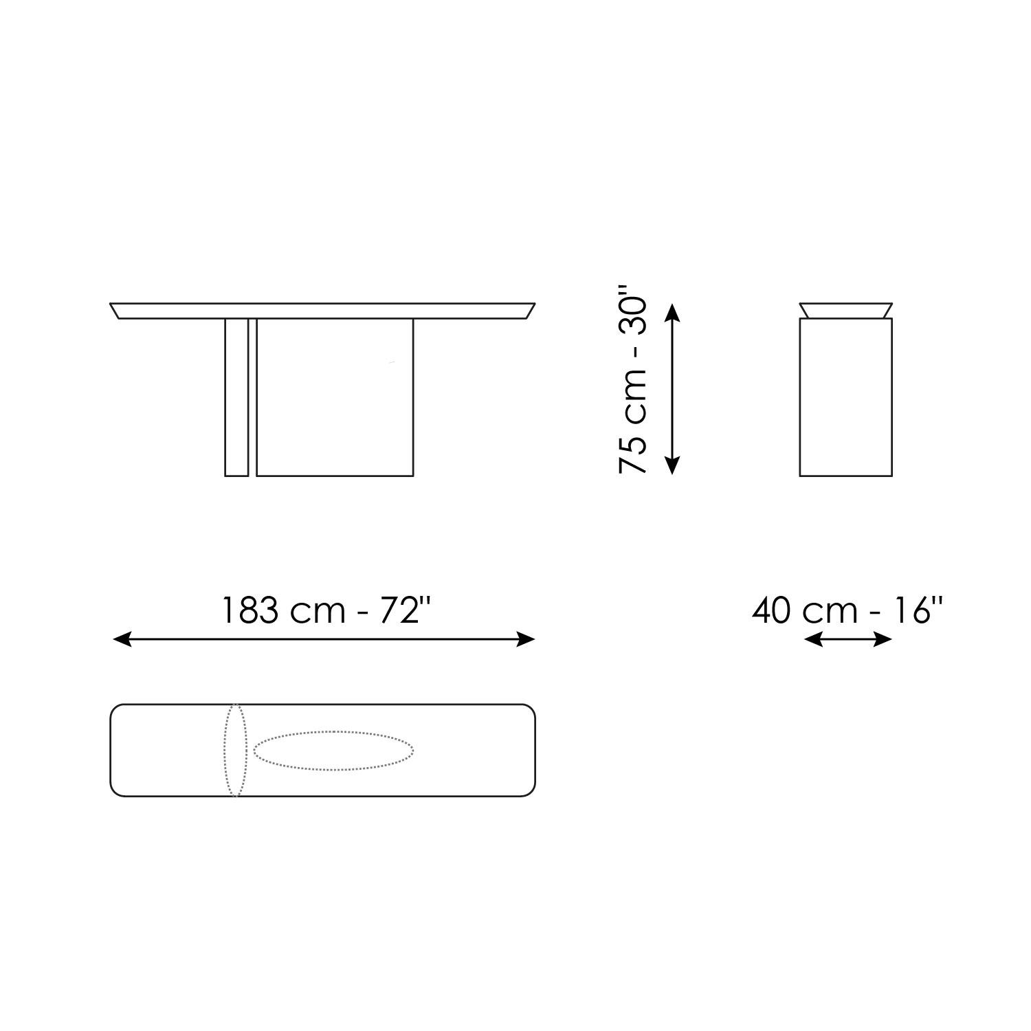 One Console 183 H 75