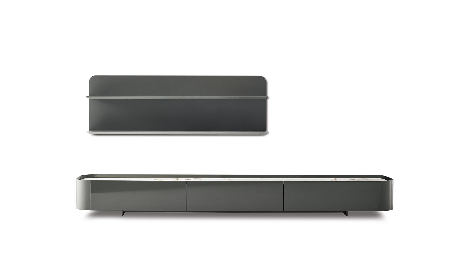 Arragan TV stand and Arragan shelf