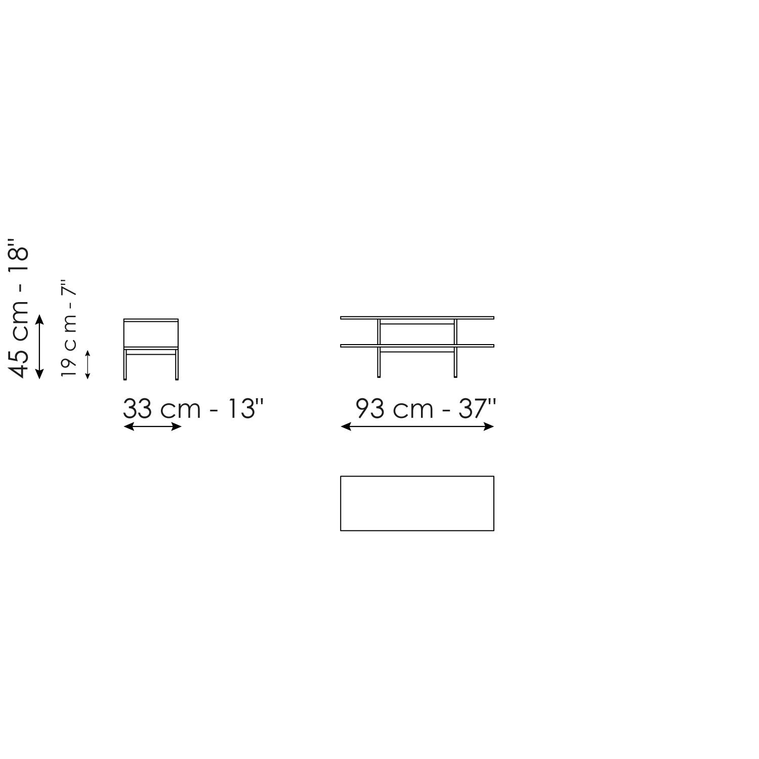 Coffe table 93 x 33