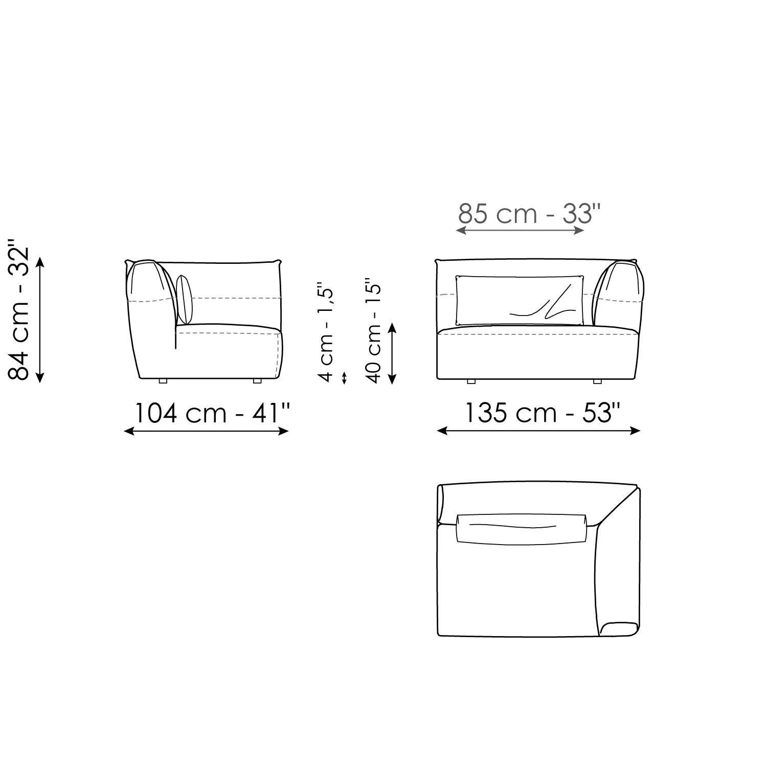 End section sofa hi 135