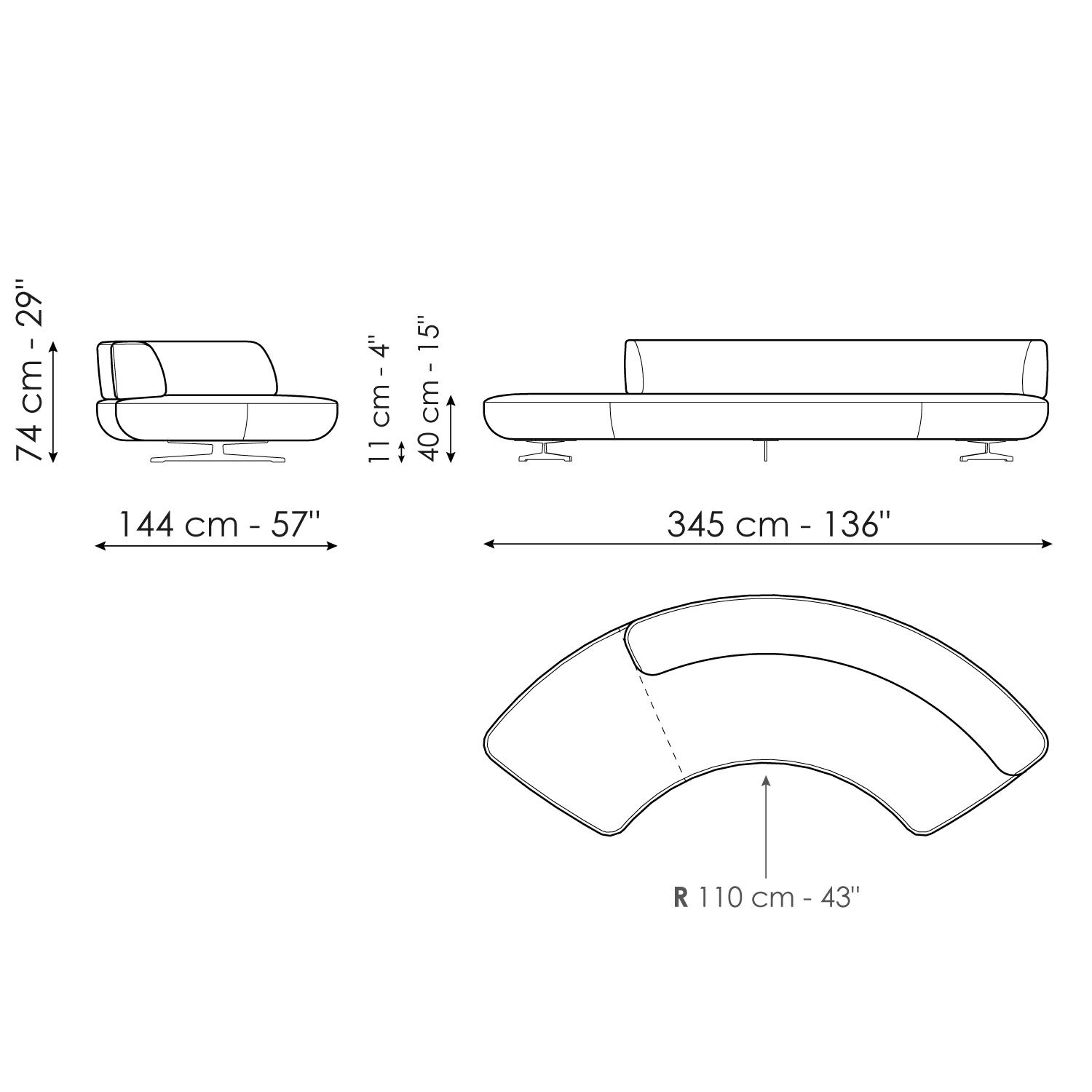 Semicircular 345