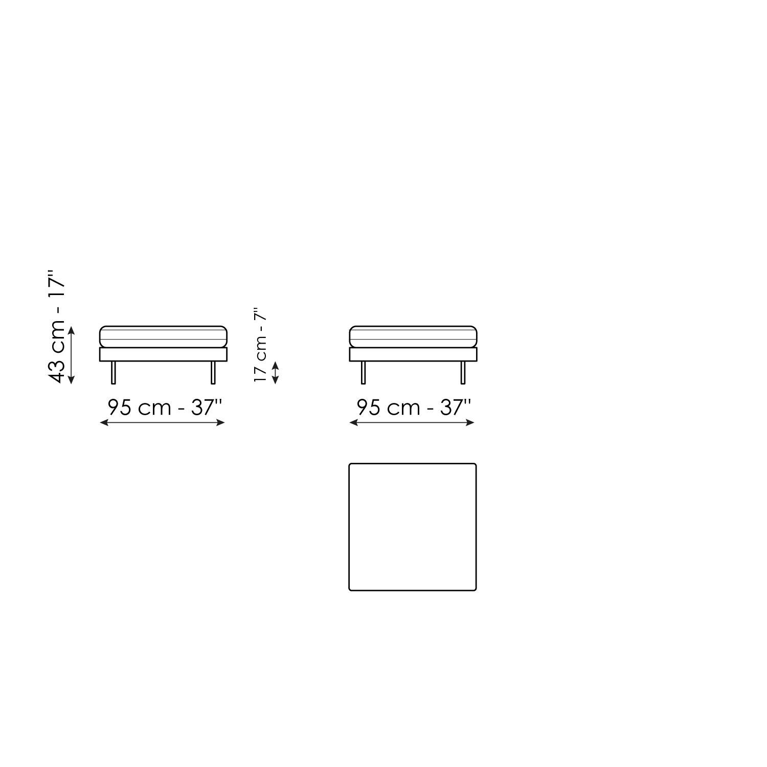 Pouf 95 x 95
