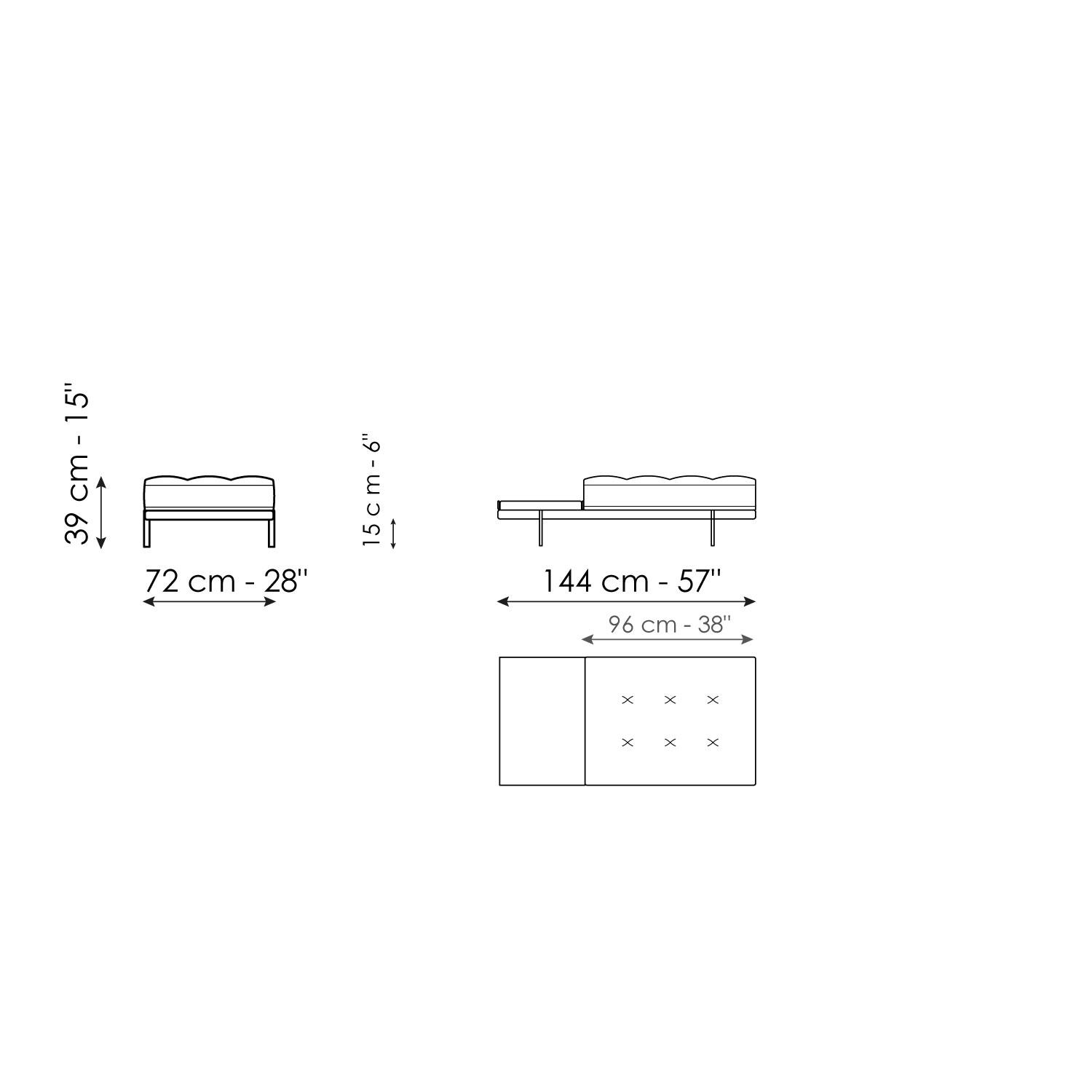 Pouf with tray