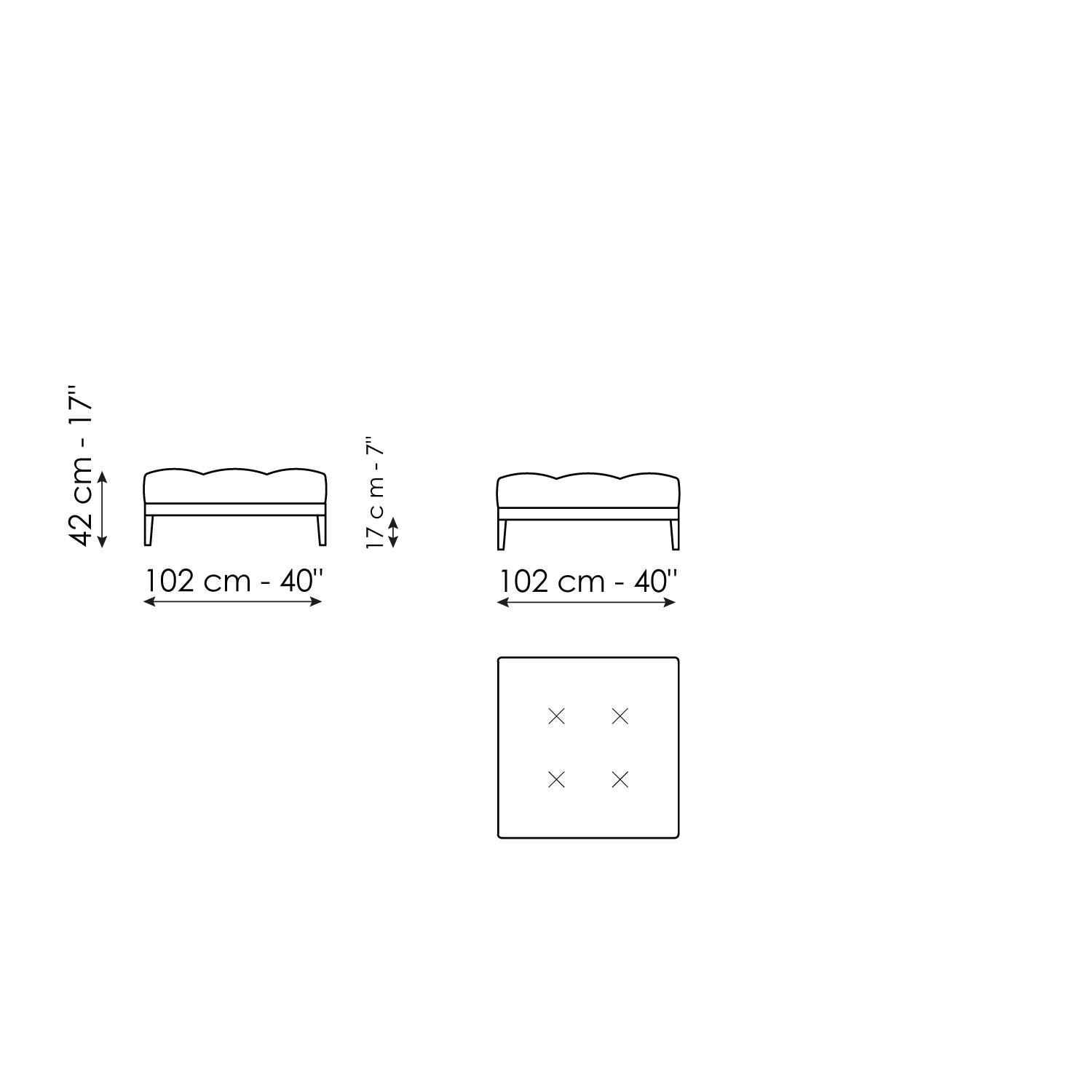 Pouf 102 x 102